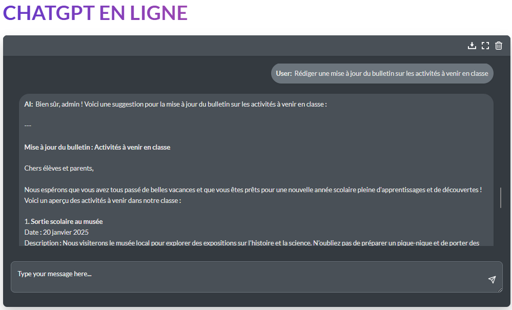 chatgpt prompt pour les enseignants 