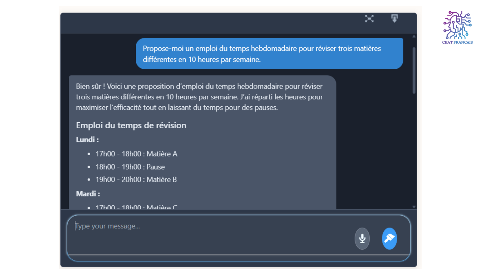 Chatfrancais org Prompts ChatGPT pour Apprendre en Autonomie et Gérer son Temps avec Efficacité
